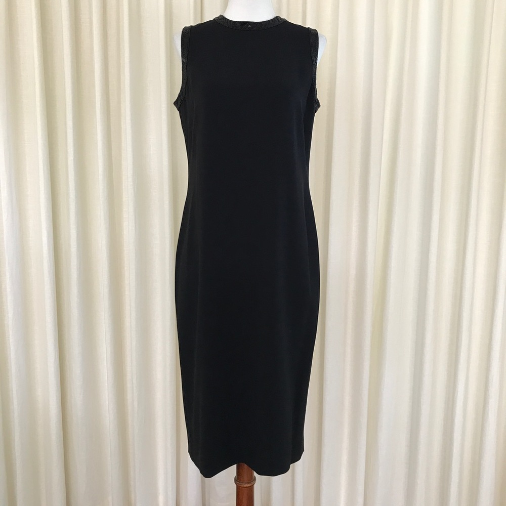 Lauren Ralph Lauren Black Cocktail Beaded Dress